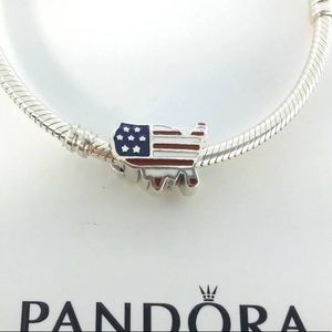 Authentic Pandora USA Charm